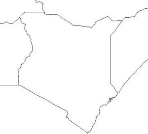 The Map of Kenya